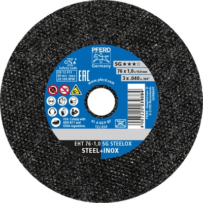 Pferd Řezný kotouč 76 x 1,0 x 10,0 mm 65508001