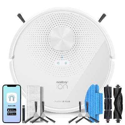 Robotický vysávač Niceboy ION Charles i9 Plus White (CHARLES-I9-PLUS-WHITE)
