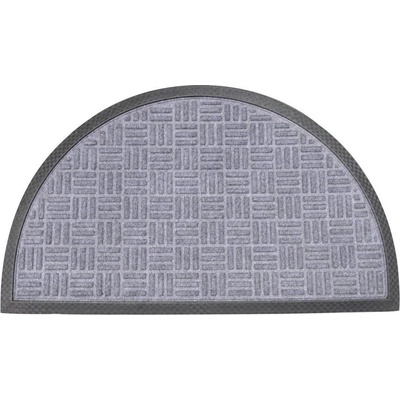 Kinekus KIN15901117 půlkruh guma textil šedá 45x75 cm
