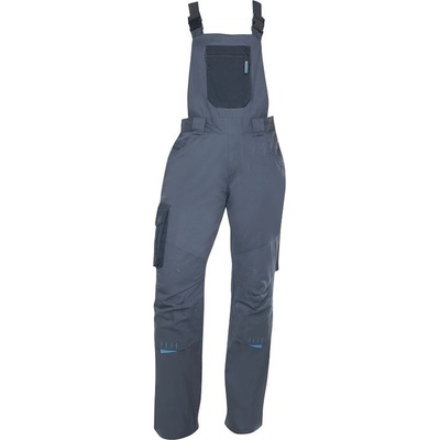 Ardon H9318 4TECH dámske pracovné nohavice s trakmi šedo čierne