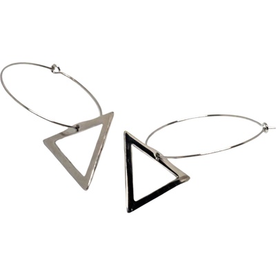 Silenti Jewelry Сребърни обеци "Триъгълник