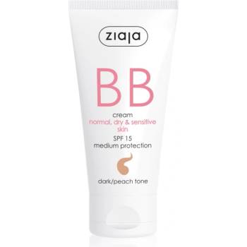 Ziaja BB Cream BB крем за нормална и суха кожа цвят Dark Peach 50ml