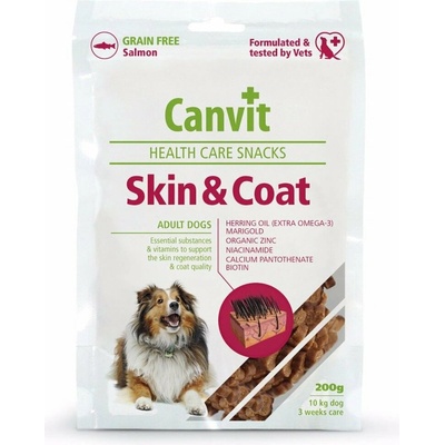 Canvit SNACKS Dog Skin & Coat 200 g