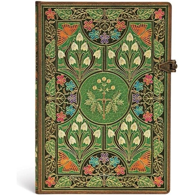 Paperblanks Тефтер Poetry in Bloom, Midi, широки редове, твъ (1570180587)