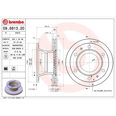 BREMBO 09.6813.20