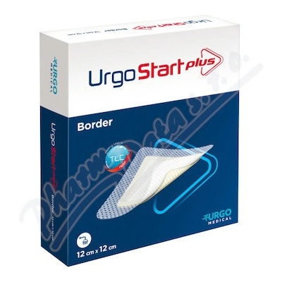UrgoStart plus Border krytí lipidokol.12 x 12 cm 10 ks