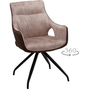 Carmen Трапезен стол dudley - бежов mj 1