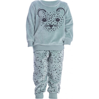 JOYCE Dívčí bavlněné pyžamo TIGERZelená Zelená