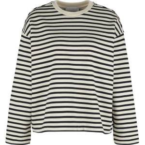 ARMEDANGELS Дамски пуловер ARMEDANGELS Women's Frankaa Stripe Jumper - Undyed / Black (117-1841-0114)