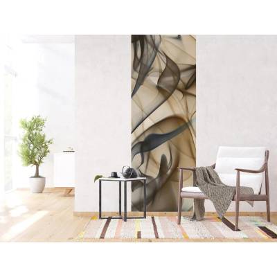 AG design FTNVL-3705 vliesová fototapeta Beige Smoke rozměry 90 x 270 cm
