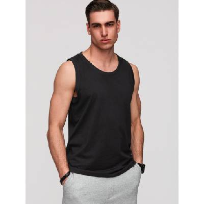 Ombre Clothing Мъжко памучно потникче BASIC - черно V3 OM-TSBT-0272 Ombre Clothing Ombre Clothing | Cheren | МЪЖЕ | S