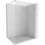 Mexen Lunar душ параван Walk-in десен 120 x 200 см, прозрачен 8 мм, златисто четкан - 830-120-000-55-00-P (830-120-000-55-00-P)