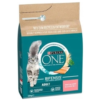 Purina ONE ADULT suché krmivo s lososem 2,8 kg