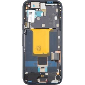 Google Pixel 9a GXQ96 / GTF7P / G3Y12 Оригинален OLED LCD Дисплей и Тъч Скрийн с Рамка - Черен