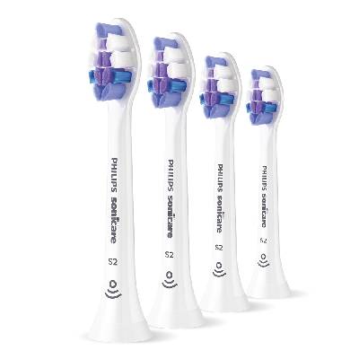 Глава за четка S2 Sensitive Philips Sonicare HX6054/87, бяла, 4 бр (SC.HX6054/87)