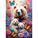 Alipson Puzzle - Puzzle Maternal Love Collection : Bears - 1 000 piese