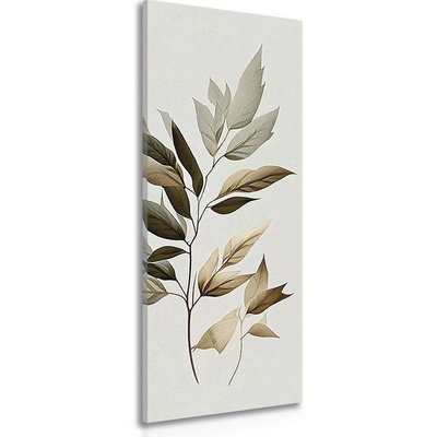 Obraz luxus listů - 30x90