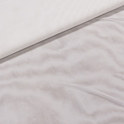 Podšívka polyesterová tylová jednobarevná bílá, elastická, š.150cm (látka v metráži)