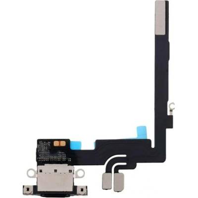 AppleKing nabíjecí a audio flex konektor pro iPhone 16 Pro Max - černý titan