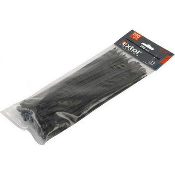 EXTOL Premium 8856170 sťahovacie pásky, 380x7, 6mm, 50 ks