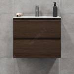 Bath Deluxe Шкаф за баня с мивка kenwood 61 см, цвят орех (setbt0095)