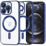 Techsuit Калъф за iPhone 12 Pro - Luxury Crystal MagSafe - Deep Blue (KF2324560)