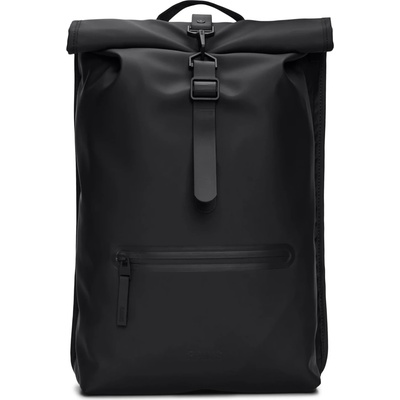 RAINS Дневна раница Rains Rolltop Rucksack W3 17 Daypack - Black - размер One Size (502-9576-0111)