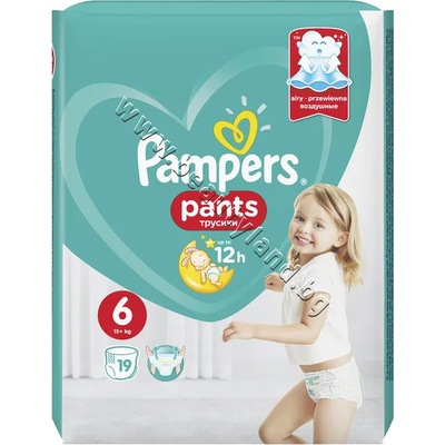 Pampers Гащички Pampers Pants Extra Large, 19-Pack, p/n PA-0202430 - Гащички за еднократна употреба за бебета с тегло над 15 кг (PA-0202430)