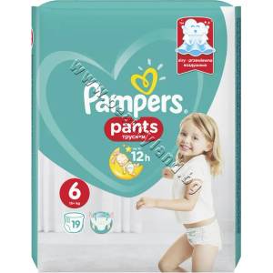 Pampers Гащички Pampers Pants Extra Large, 19-Pack, p/n PA-0202430 - Гащички за еднократна употреба за бебета с тегло над 15 кг (PA-0202430)