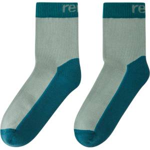 Reima Детски мериносови чорапи Reima Kid's Villalla Sports socks - Stone Green - размер 38-41 (EU) (201-8440-0815)