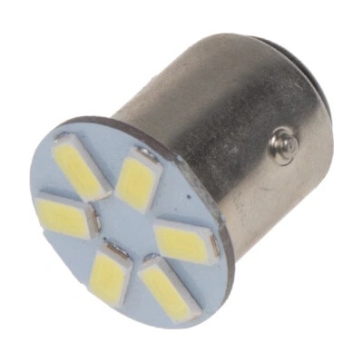 LED BAY15d (dvojvlákno) biela, 12V, 6LED/5630SMD