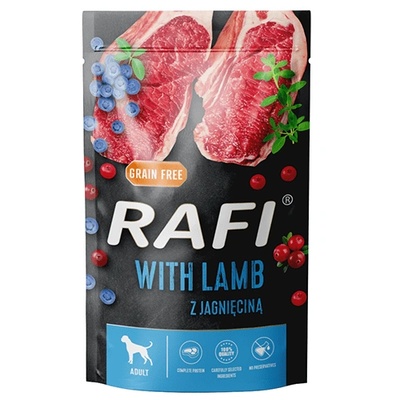 RAFI Pouch Lamb пауч за кучета от всички породи с агне - 0.5кг