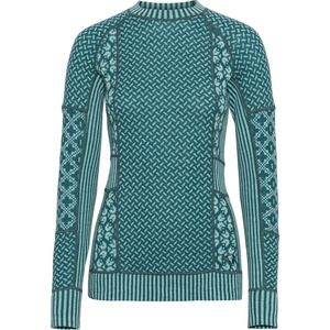 Kari Traa Дамско мериносово термобельо Kari Traa Women's Smekker L/S Merino base layer - Peacock - размер XL (115-1319-2015)