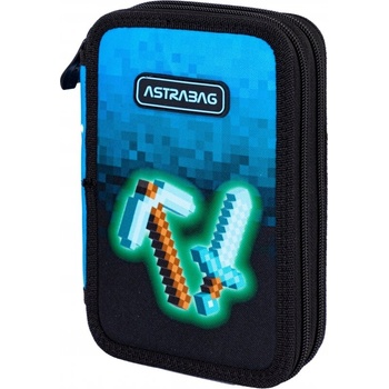 Astra Двоен несесер с аксесоари astrabag Пиксели, ac21, 20, 5 х 13 х 4, 5 см (as503024054)