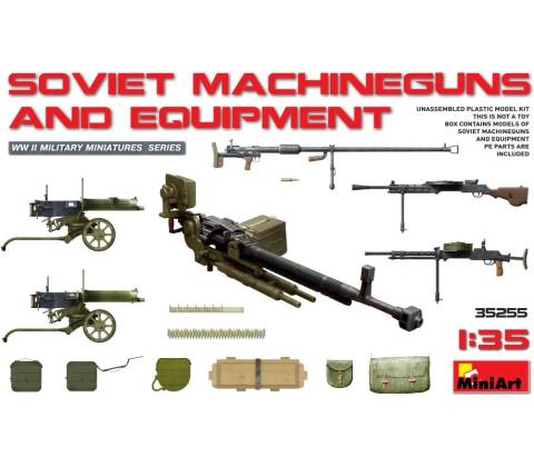 MiniArt Soviet Machineguns & Equipment 1:35
