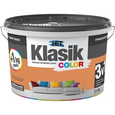 Het Klasik color - pastelově oranžová 1,5 kg