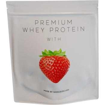 SingleCelled Whey Protein Natural Strawberry / Суроватъчен протеин натурална ягода [1013 грама] Ягода