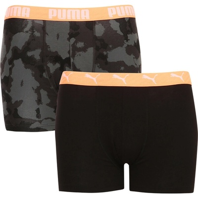 Puma detské boxerky Boxershort Jr. čierna-sivá