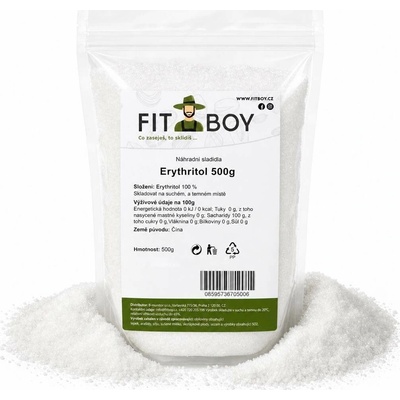 FITBOY Erythritol 500g