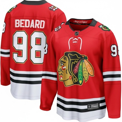 Fanatics Pánský dres Connor Bedard #98 Chicago Blackhawks NHL Centennial Home Breakaway Jersey