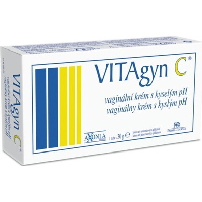 Vitagyn C vaginalny krém s kyslým pH 30 g + 6 aplikátorov