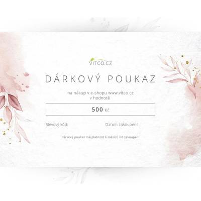 Dárkový poukaz pro perfektní ženu Hodnota poukazu: 500 Kč