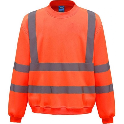 Yoko reflexní mikina HVJ510 Fluorescent orange