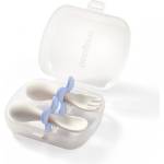 Babyono Ергономични прибори за хранене BabyOno - 969/05, сини (5901435416259) - baby