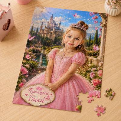 Art Gift Пъзел Принцеса със снимка и име