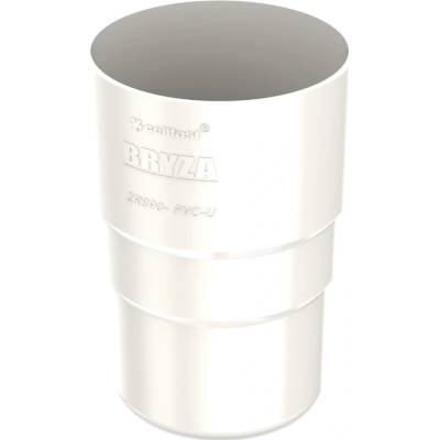 Bryza PVC spojka zvodovej rúry 63 mm RAL 9010 biela
