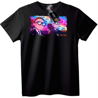 NOONEBRAND Тениска Бро банда карикатура - 6XL, Black