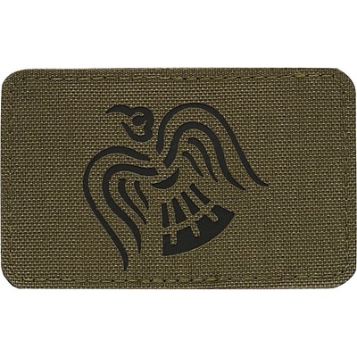 Nášivka M-Tac Standarta Havran Laser Cut – ranger green/černá