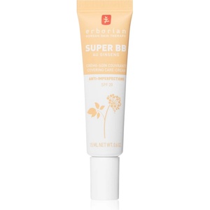 Erborian Super BB Covering Care-Cream ВВ крем за безупречен изравнен тен на кожата малка опаковка цвят Nude 15ml
