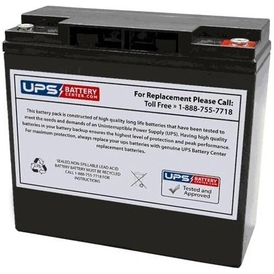 Ritar Оловна батерия RITAR (EV12-18), AGM, 12V, 18Ah, F13(M5), За електричезки колички (8214)